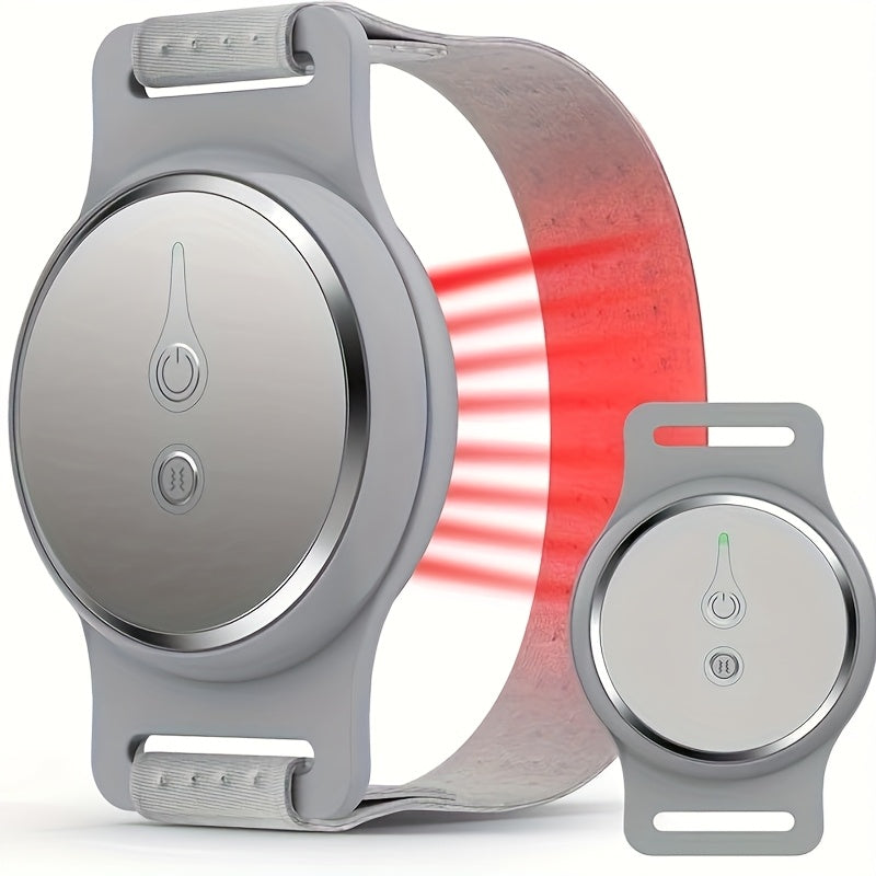 Portable Cold Laser Relax Device with 660nm & 810nm Infrared Red Light - 3-Level Intensity Wearable Body Massager for Neck, Back, Shoulder, Wrist, Knee & Ankle Pain Relief - USB Rechargeable, Lightweight & Compact Design for