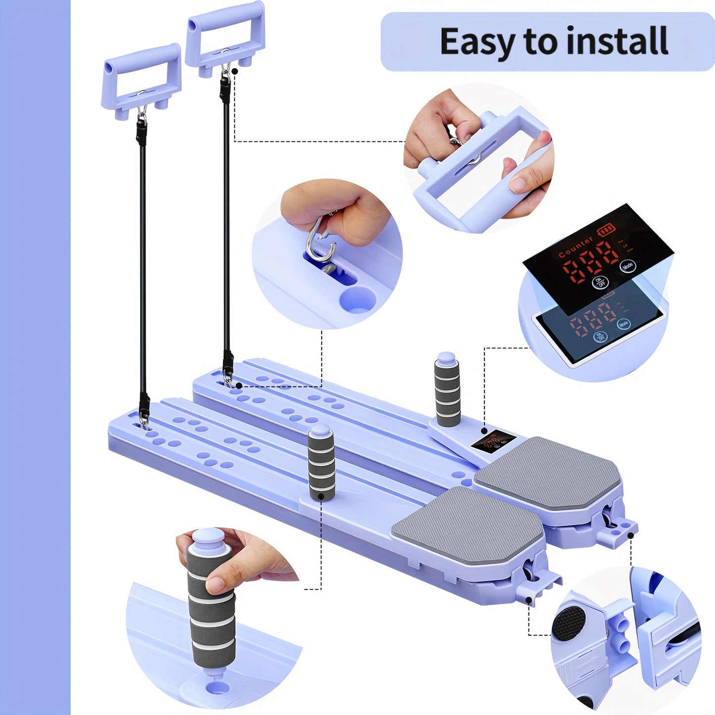 8 In 1 Ab Workout Board Heavy Duty Core Trainer For Home Gym