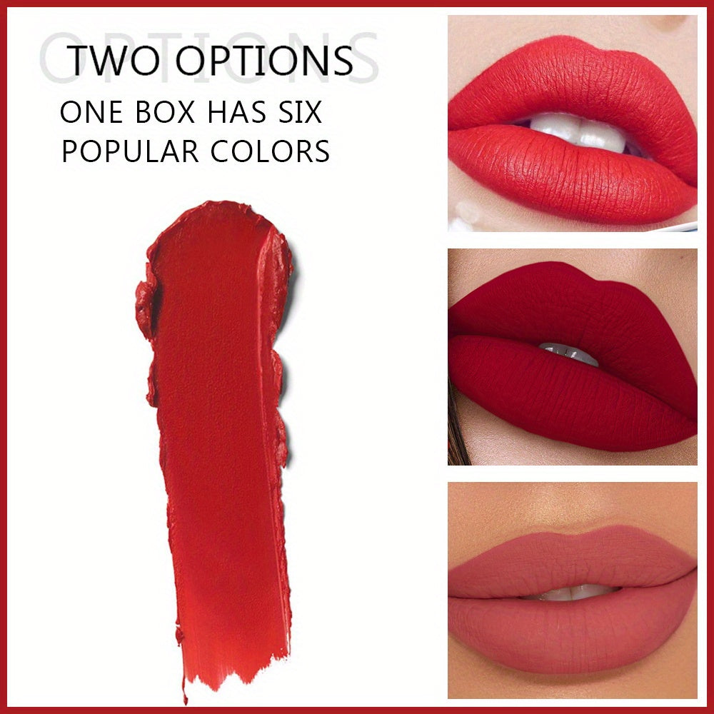 12pcs Matte Liquid Lipstick Makeup Set, Matte Liquid Long-Lasting Wear Non-Stick Cup Not Fade Waterproof Lip Gloss, Nude Matte Lip Contour for Women Makeup.