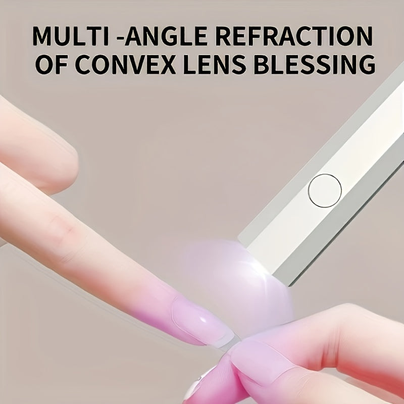 DIY Mini Handheld Nail Lamp for Portable Gel Curing