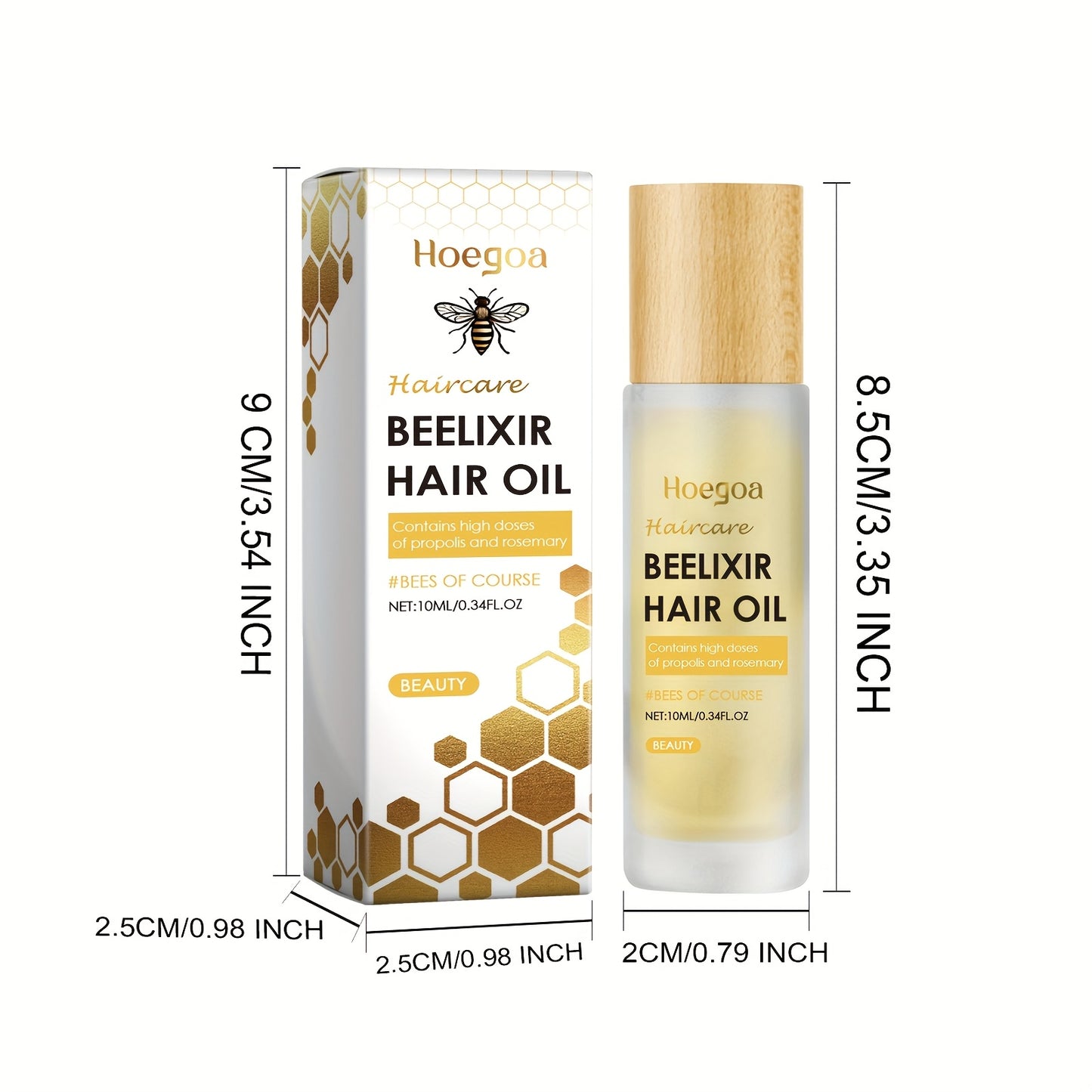 Honey Rosemary Hair Care Essential Oil for Softness and Moisture