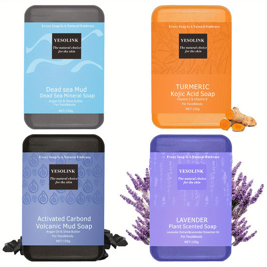 Dead Sea Mineral Soap Bars for Cleansing and Exfoliating Skin