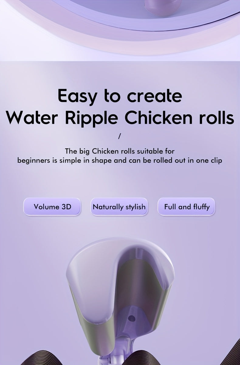 Deep V Curling Iron For Women M Wave Styler AntiScald