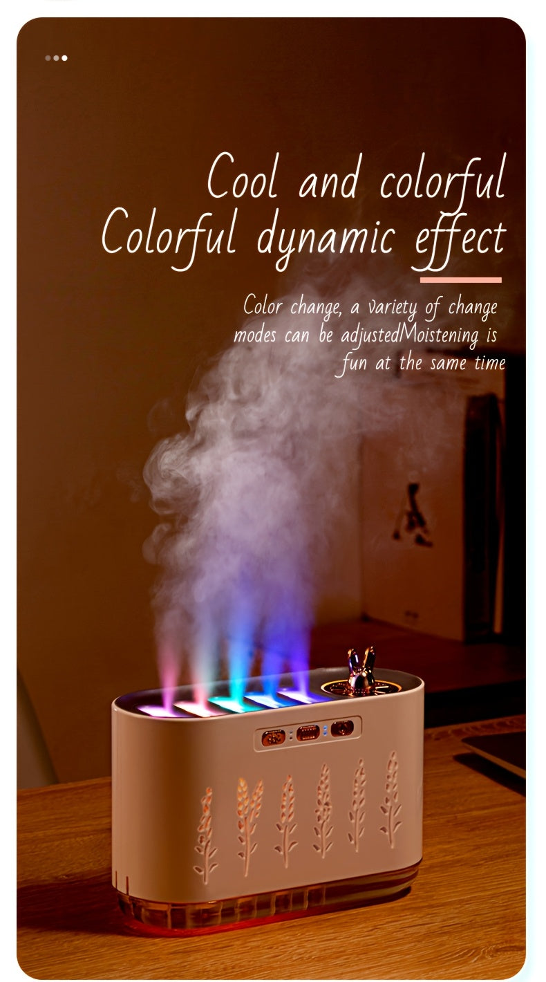 USB Rechargeable Aromatherapy Humidifier With Five Modes