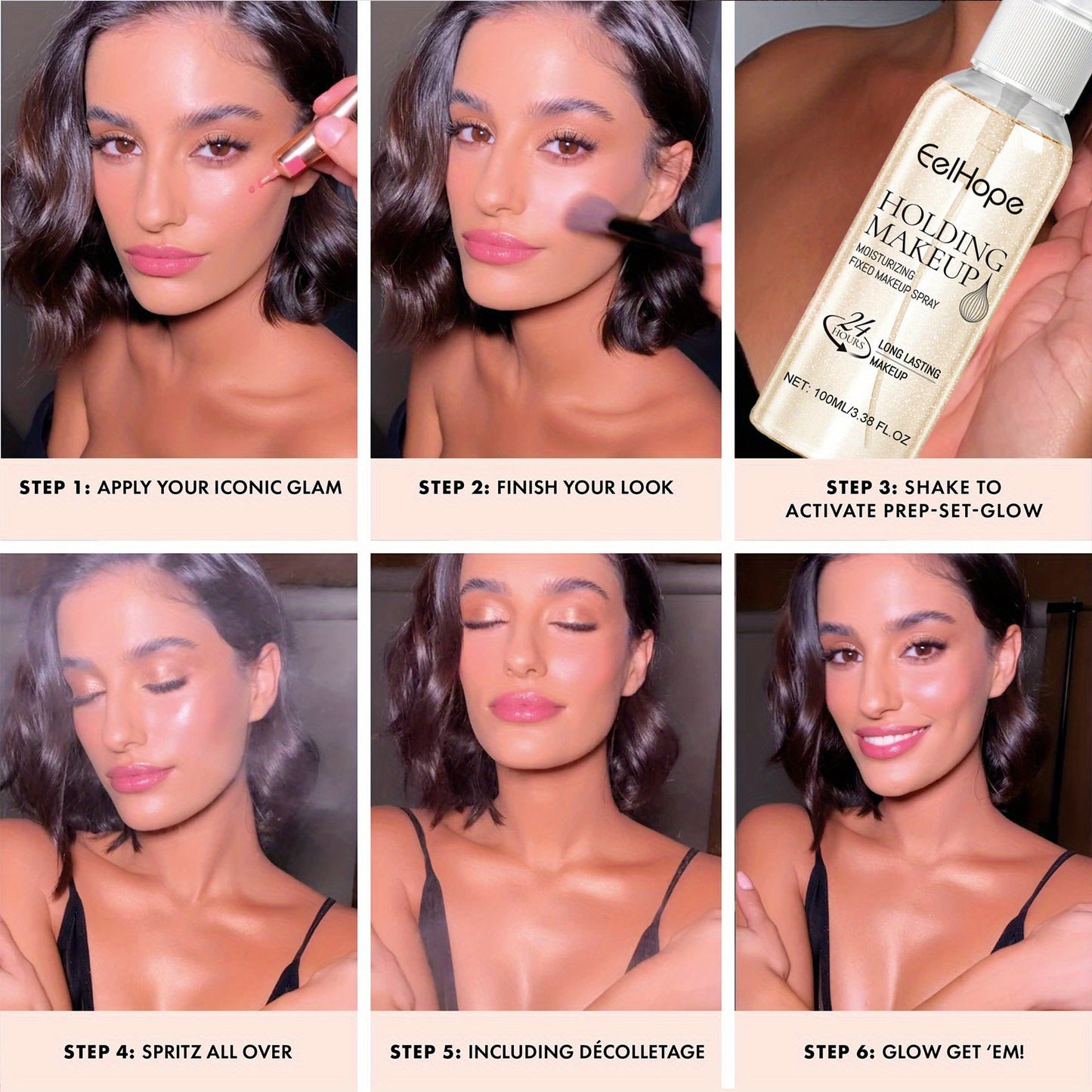 Professional Makeup Setting Spray for Long-Lasting Natural Finish