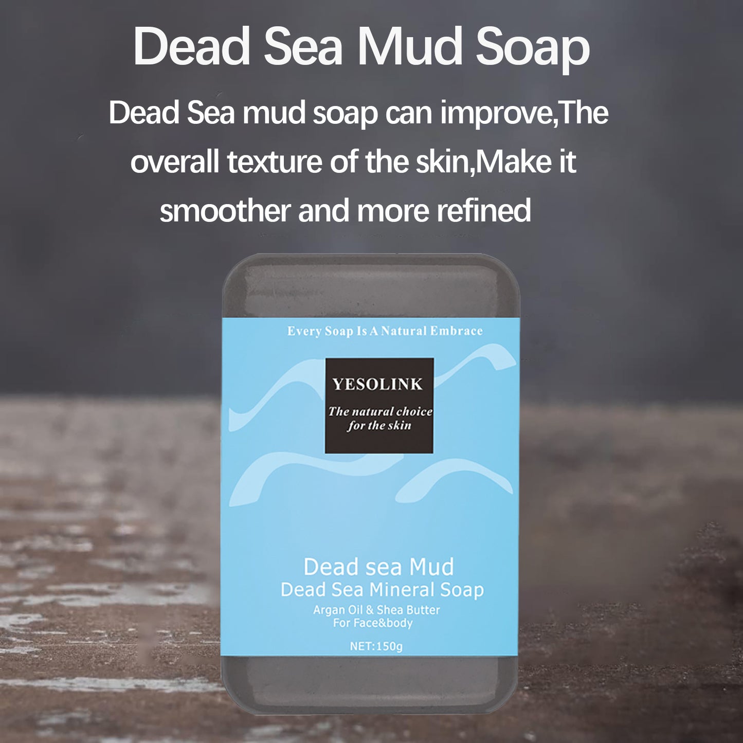 Dead Sea Mineral Soap Bars for Cleansing and Exfoliating Skin