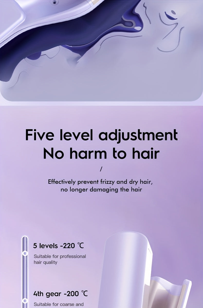 Deep V Curling Iron For Women M Wave Styler AntiScald