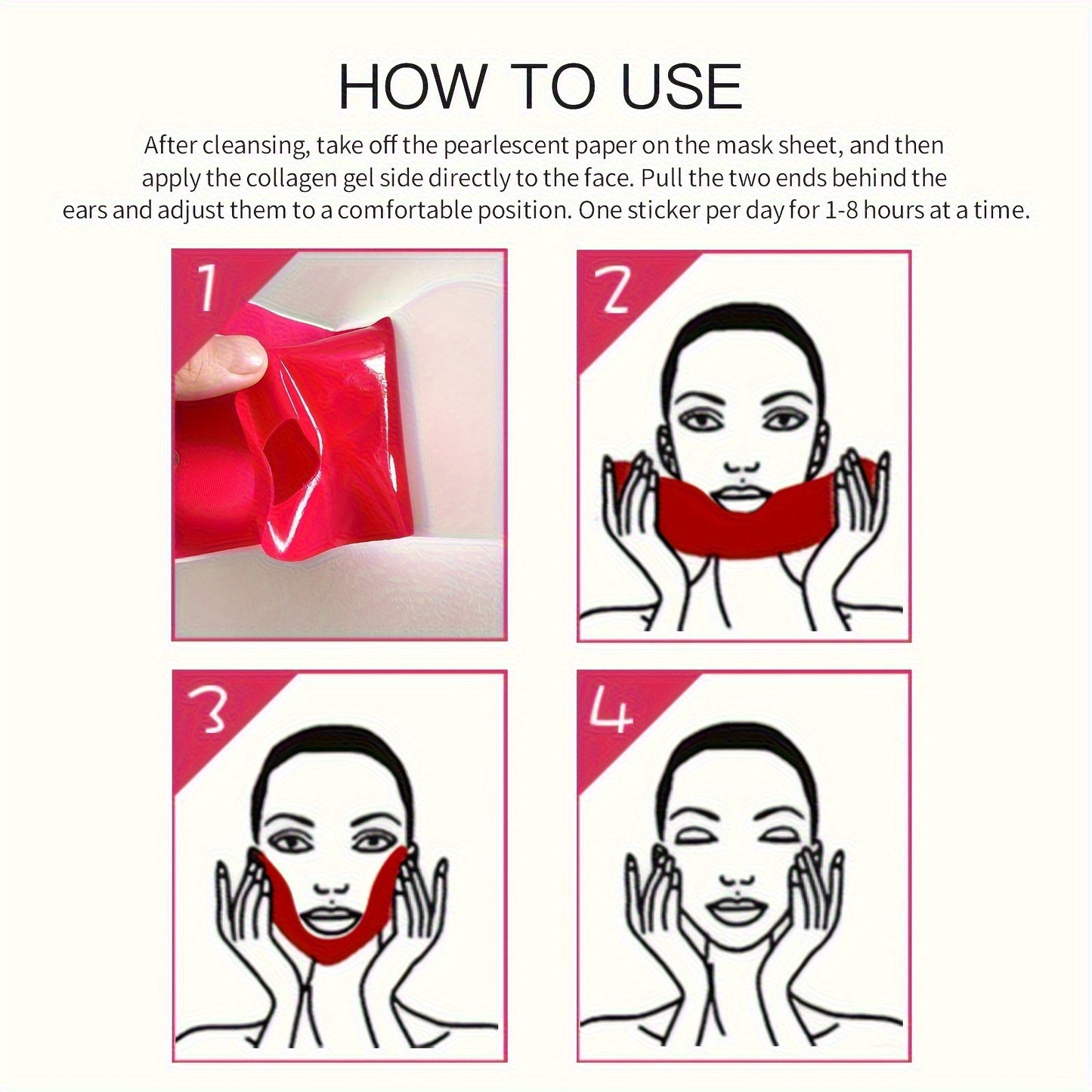 APPTI V Line Lifting Hydrogel Mask Firming Facial Care