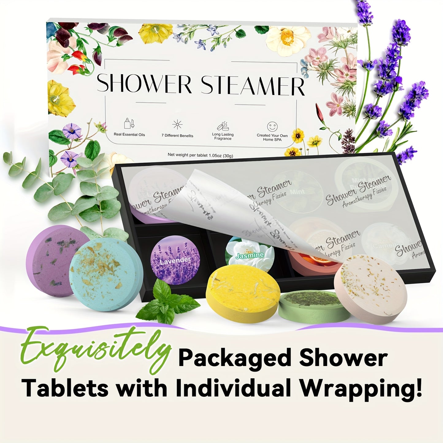Essential Oil Shower Steamers for Relaxing Spa Experience