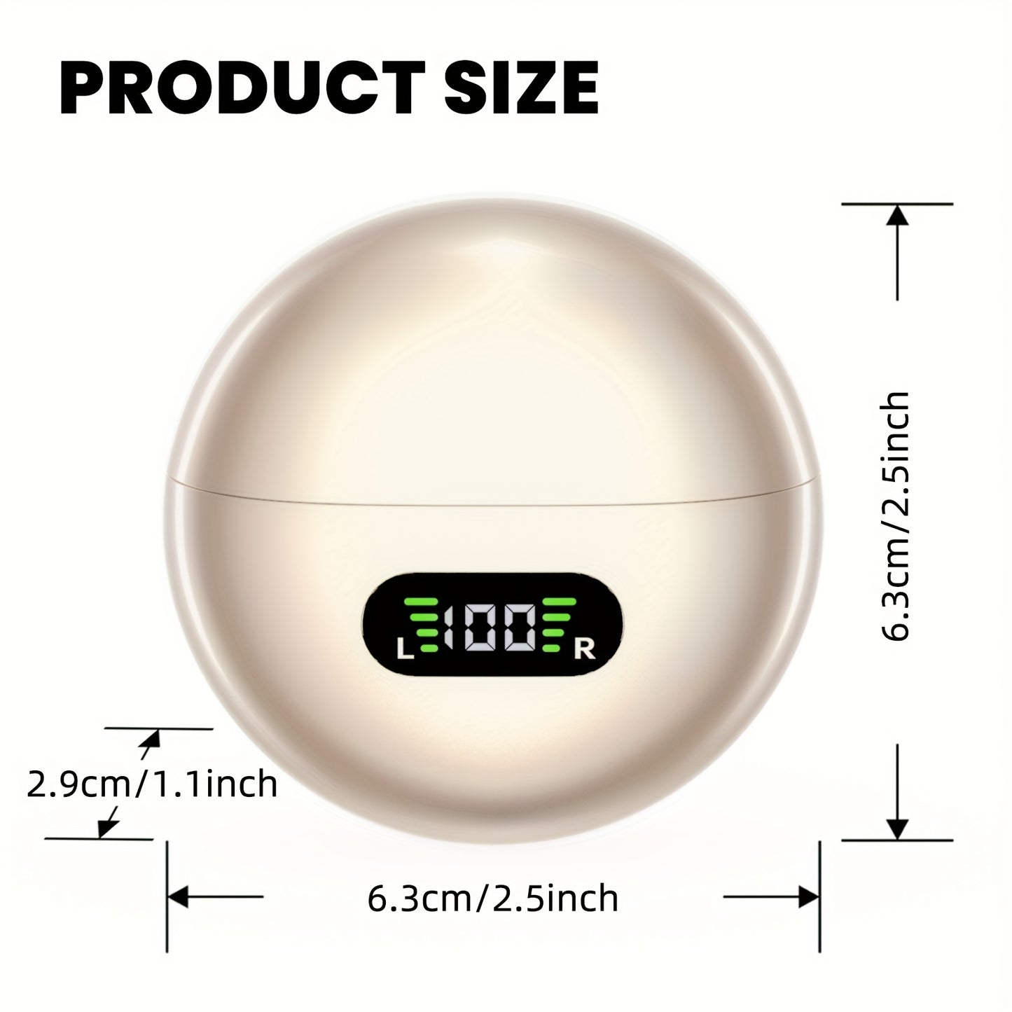 LIFEBEE Wireless Open Earbuds Clip On Earphones Butterfly