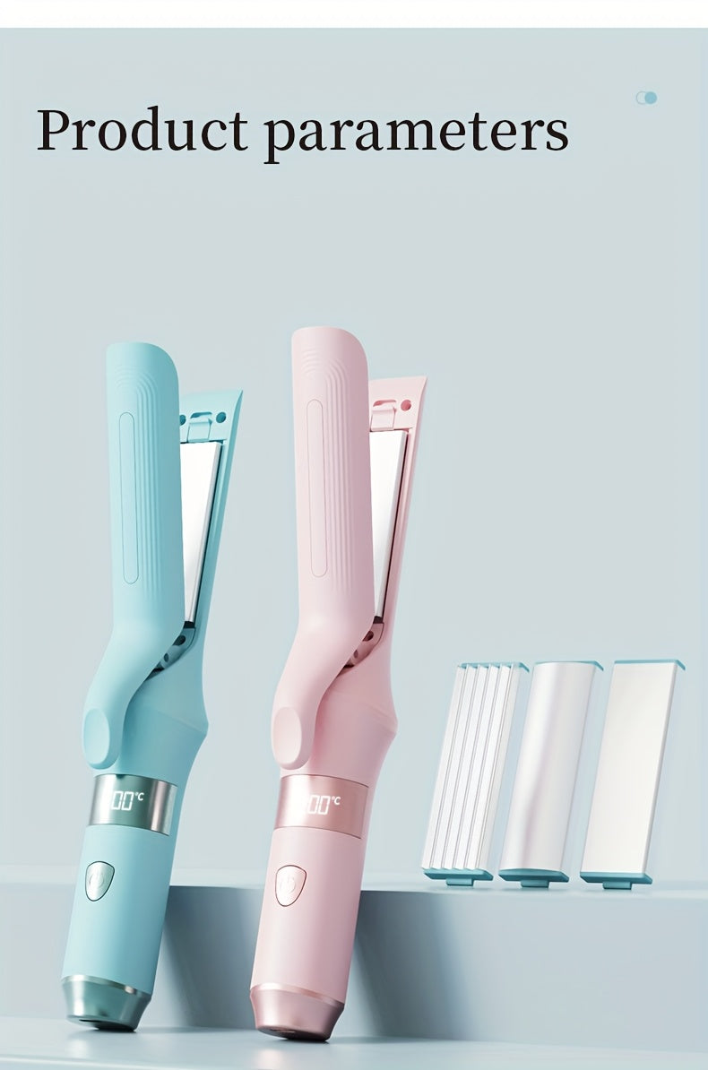 Portable USB Four In One Hair Straightener And Curling Iron