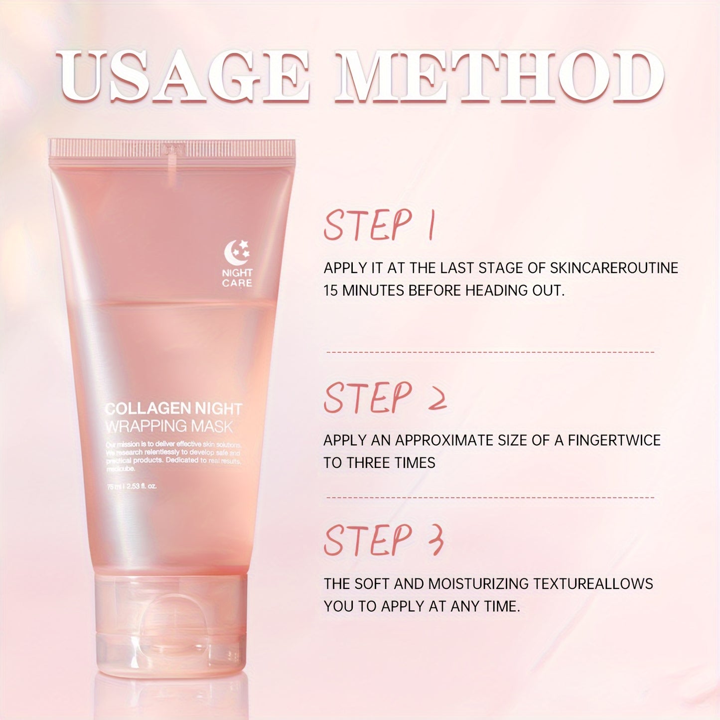 Collagen Wrapping Night Mask with Nicotinamide & Hyaluronic Acid