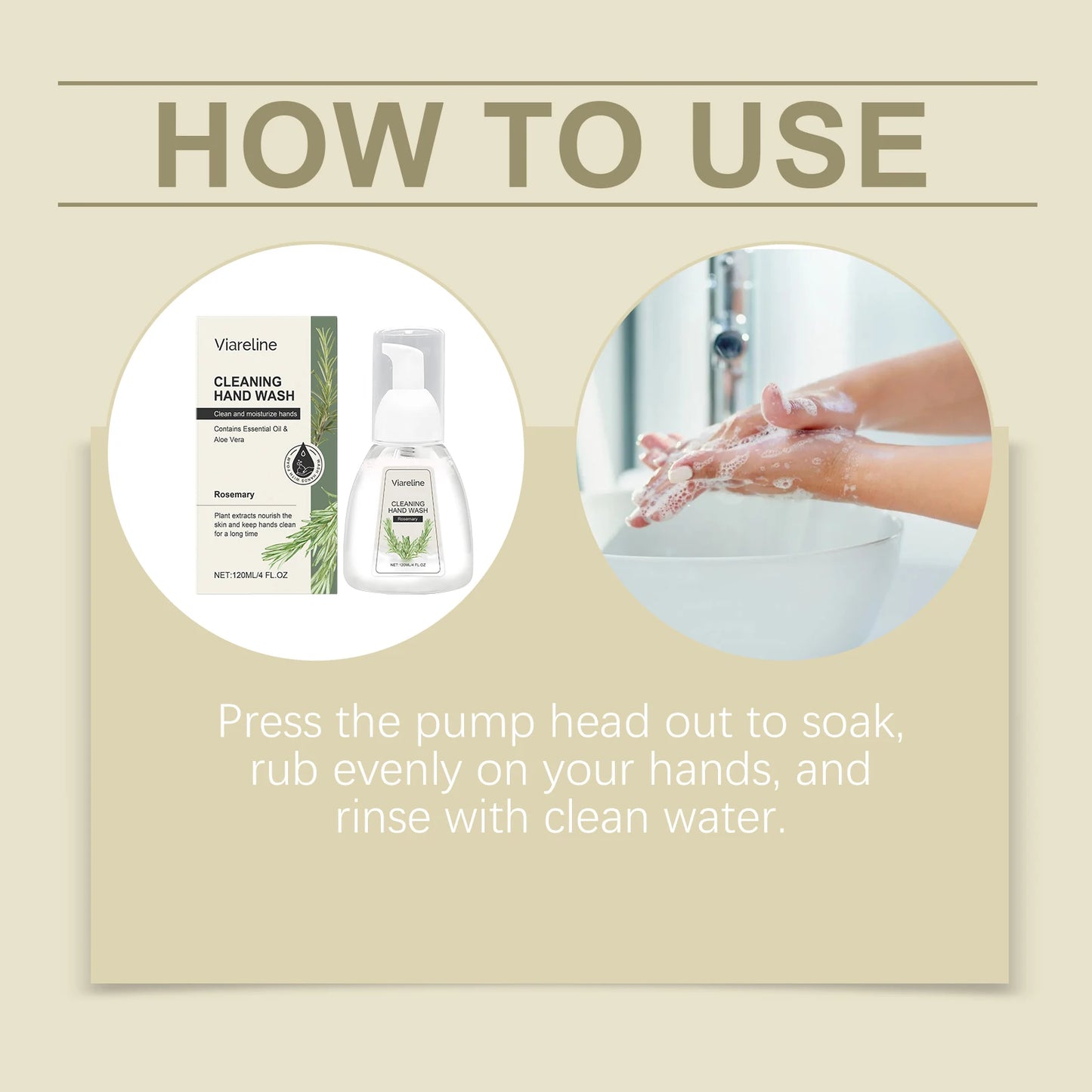 Natural Scent Hand Wash Liquid Daily Gentle Cleaning Hand Dirts Nourishing Moisturizing No Tight Rich Foam Hand Wash Liquid