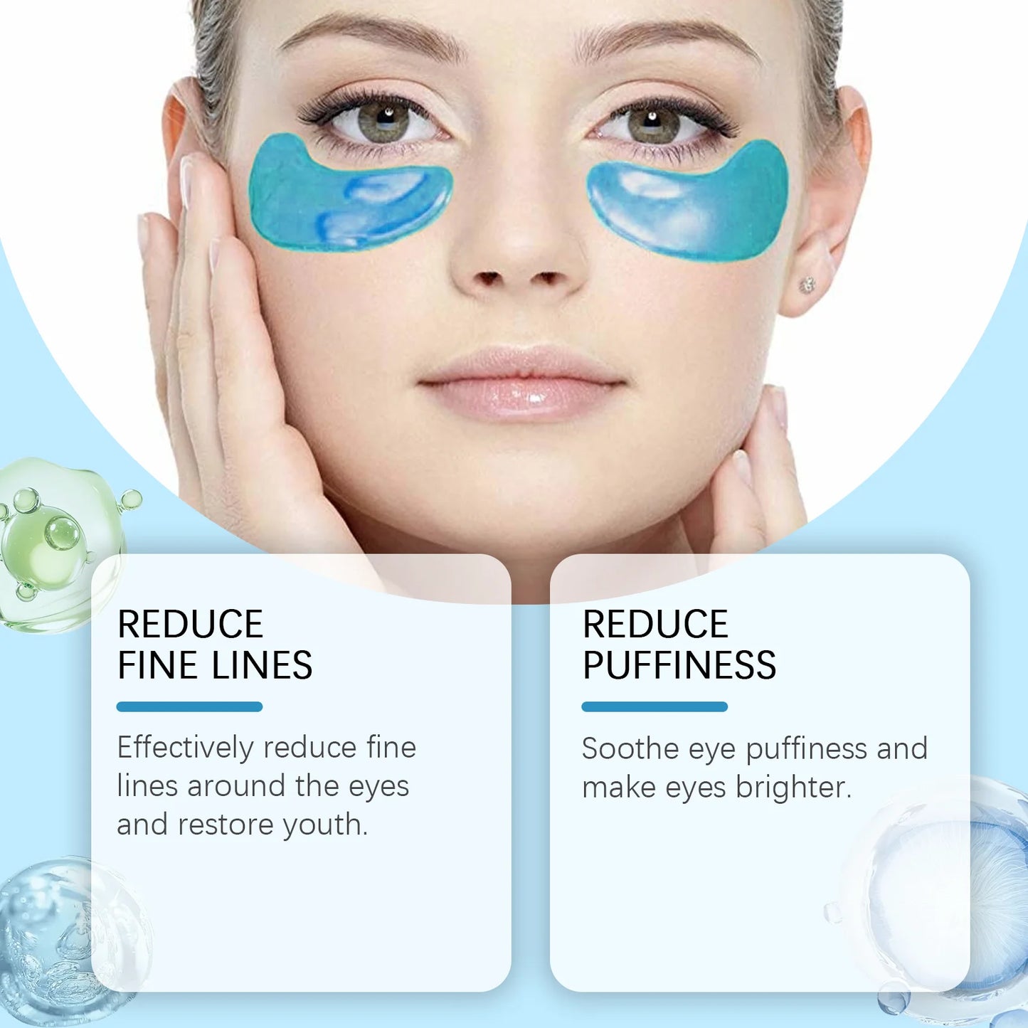 Retinol Eye Mask Patch Fade Eye Fine Lines Relieve Eye Swelling Reduce Dark Circles Radiate Radiance Nourish Moisturize Eye Mask
