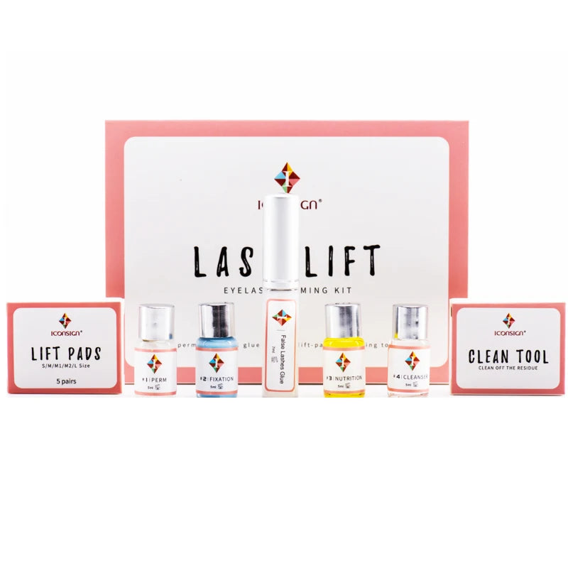 Lash Lift Eyelash Kit with Perming & Eyelash Enhancer Serum