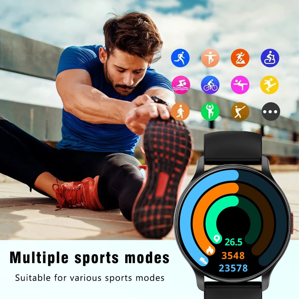 SENBONO MAX11 Men's Smart Watch 1.43 Inch AMOLED 100 Sports Modes Voice Calling Watch Always On Display Smartwatch for Men Women