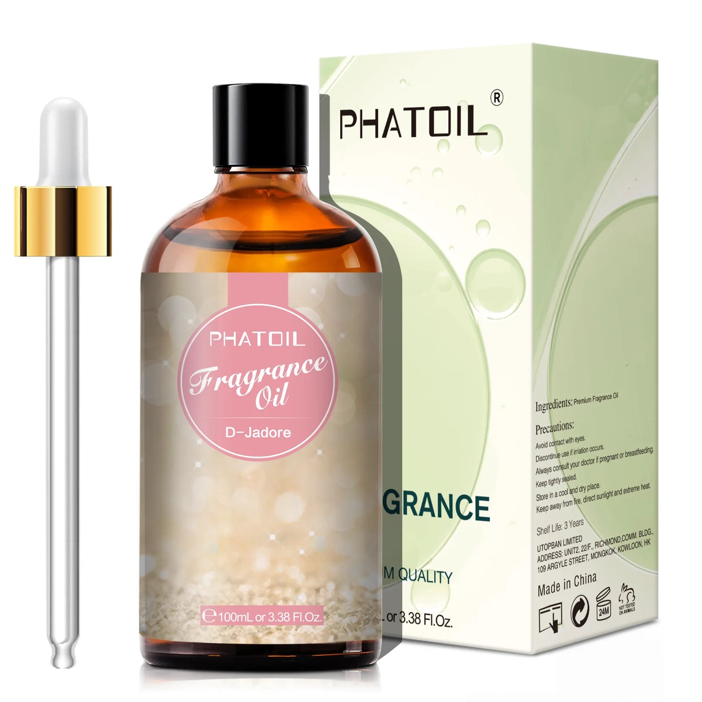 PHATOIL 100ml Fragrance Oil for Candle Soap Lip Balm