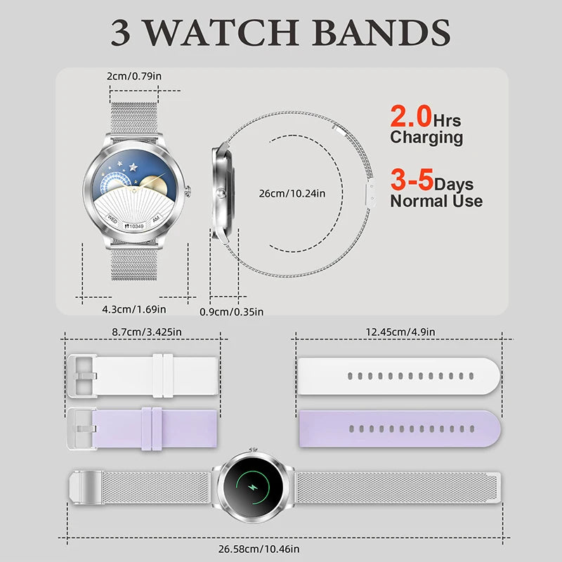 Smart Watch For Women - Advanced Fitness Tracker Features