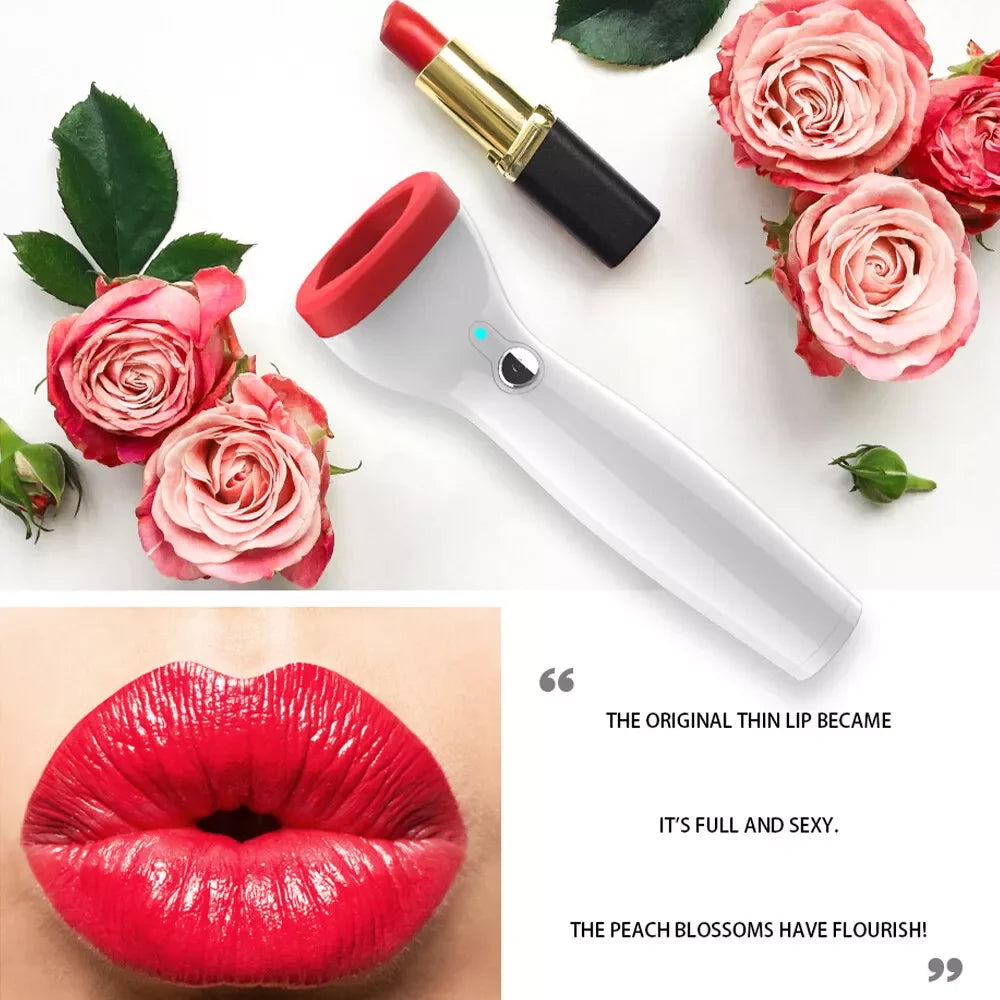 Electronic Silicone Lip Plumper Device