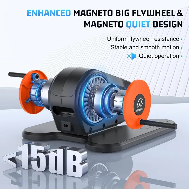 ANCHEER Under Desk Elliptical, Electric Leg Exerciser While Sitting, Motorized Ellipse Leg Exerciser Seated Elliptical Machine