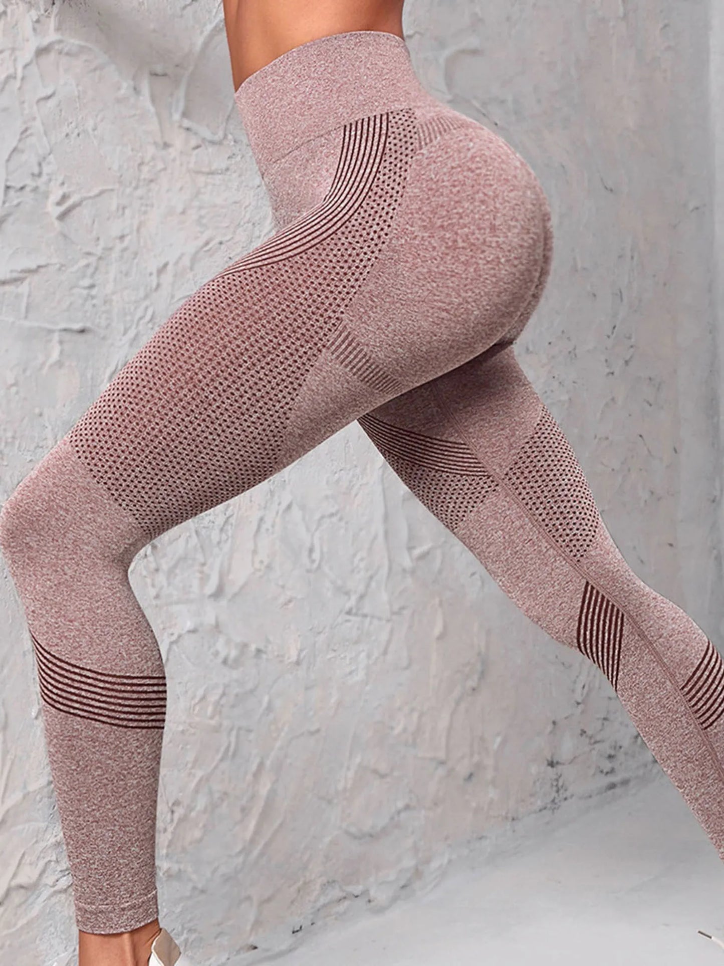 High Waist Compression Leggings with Butt Lift Technology for Women - Tummy Control Yoga Pants with Stretchy Contour Design