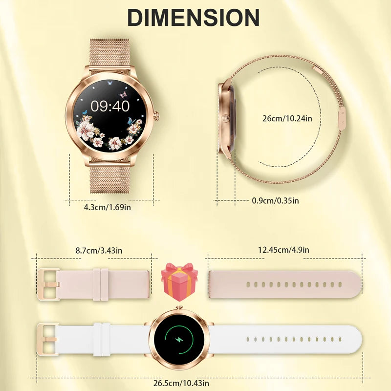 Smart Watch For Women - Advanced Fitness Tracker Features