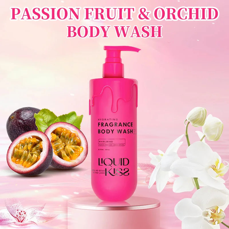 LIQUID KISS  Body Wash: Oat Extract, Vitamin C, & Hyaluronic Acid