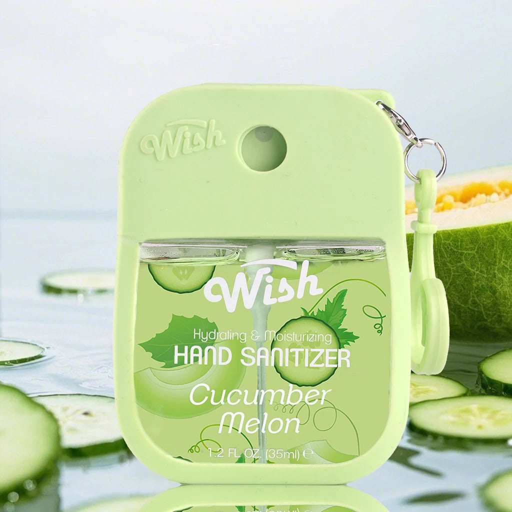 4 Power Spray Moisturizing Hand Sanitizer Spray, Containing Coconut, Watermelon, Sugar, Cucumber, Cherry Blossom And Other Flavo