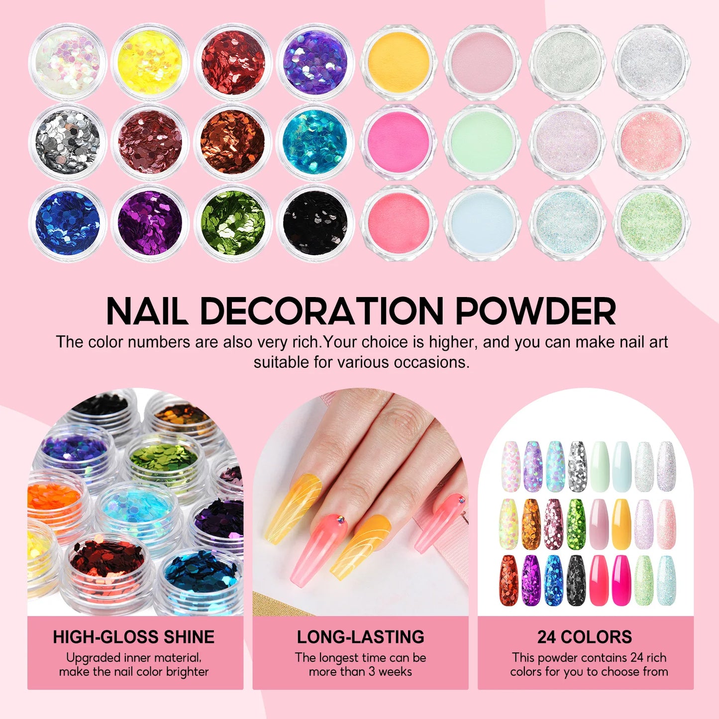 Manicure Kits with Lamp Nail, Drill, Gel Polish, & Nail Art Tools