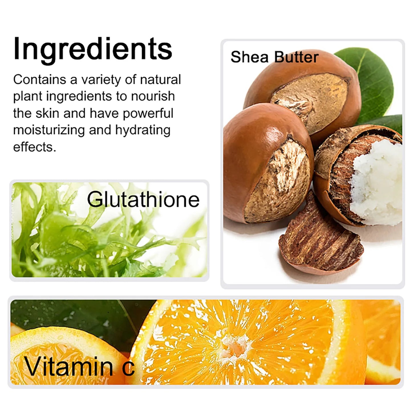 Glutathione & Vitamin C  with Brightener, Moisturizer, Lightening Soap, Spa Oil, Glow Cream