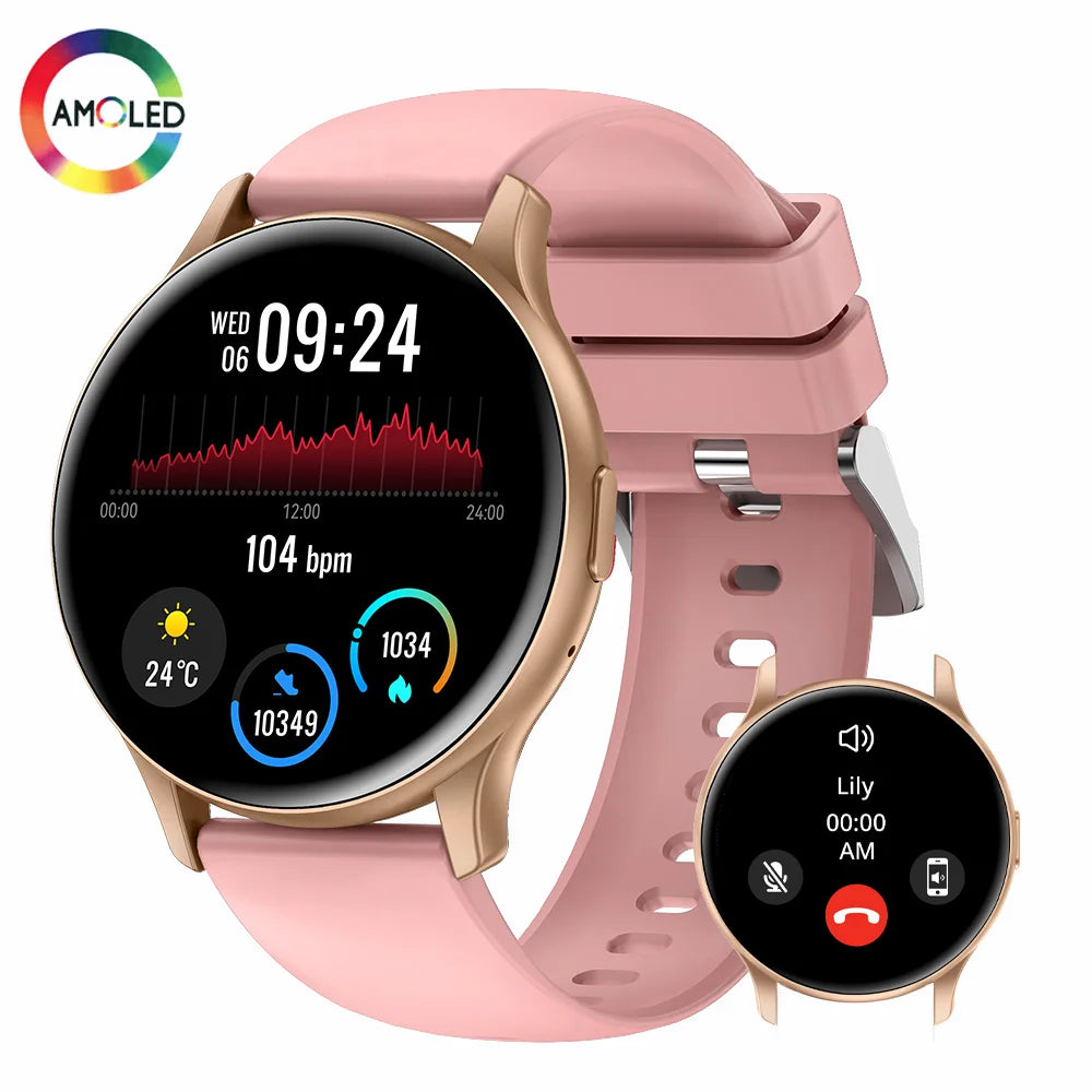 SENBONO MAX11 Men's Smart Watch 1.43 Inch AMOLED 100 Sports Modes Voice Calling Watch Always On Display Smartwatch for Men Women