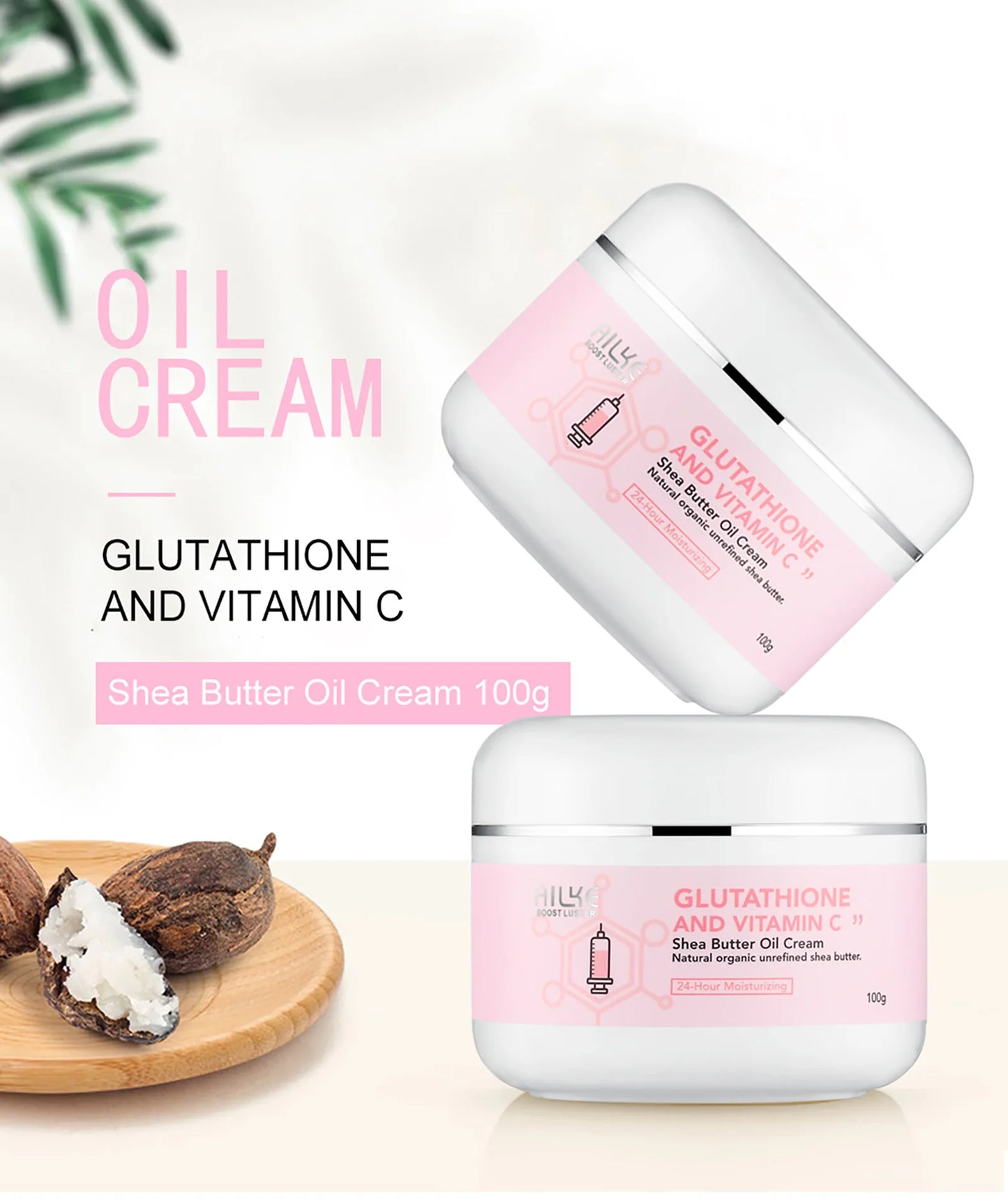 Glutathione & Vitamin C  with Brightener, Moisturizer, Lightening Soap, Spa Oil, Glow Cream