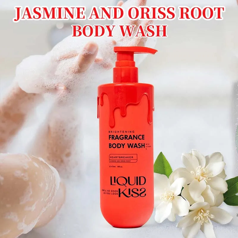 LIQUID KISS  Body Wash: Oat Extract, Vitamin C, & Hyaluronic Acid