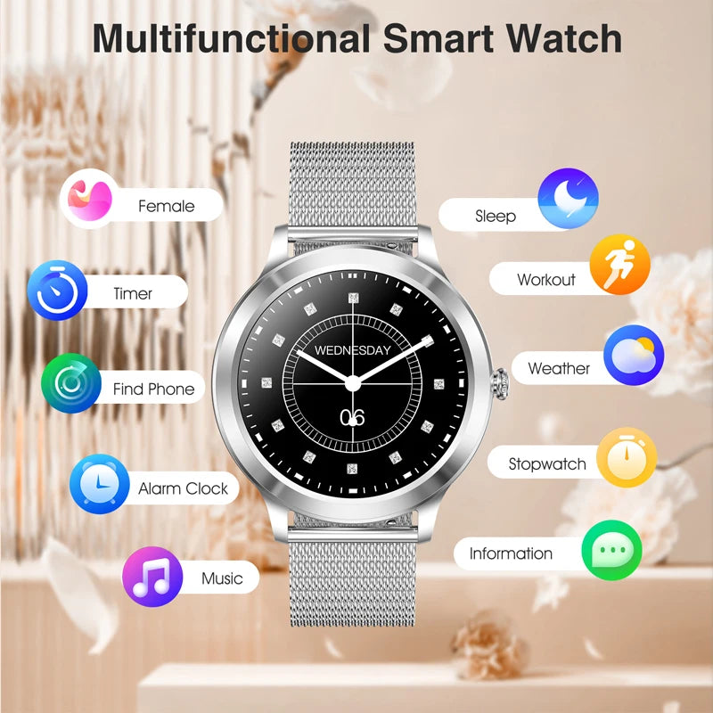 Smart Watch For Women - Advanced Fitness Tracker Features