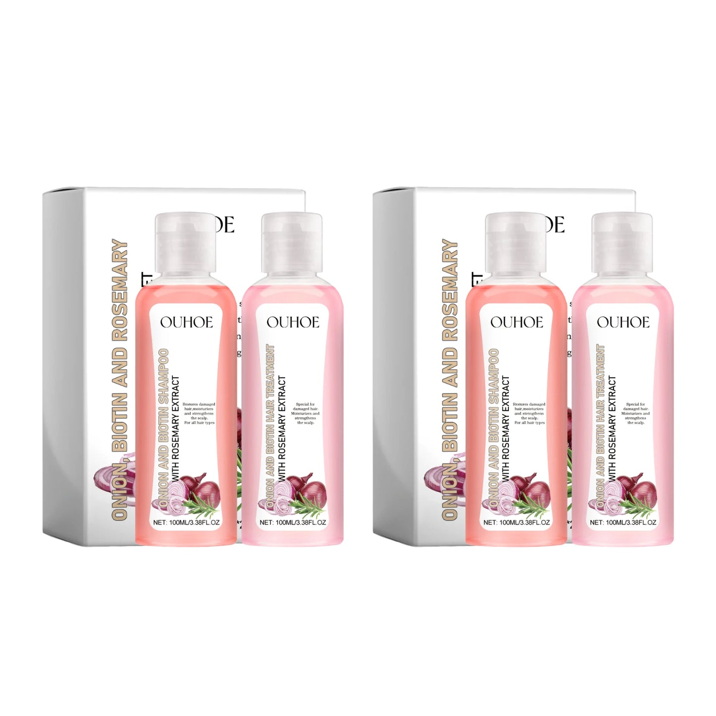 Biotin Rosemary Shampoo Care Set Shampoo Conditioner For All Hair Types Hair Shampoo Paraben Free Healthy Hair Care Gift