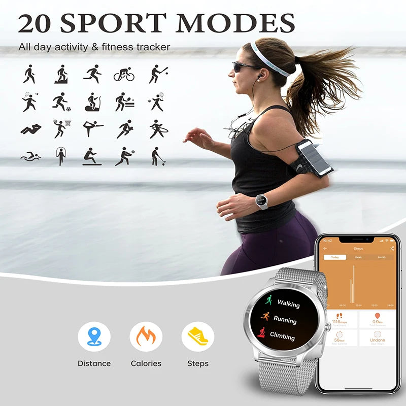 Smart Watch For Women - Advanced Fitness Tracker Features