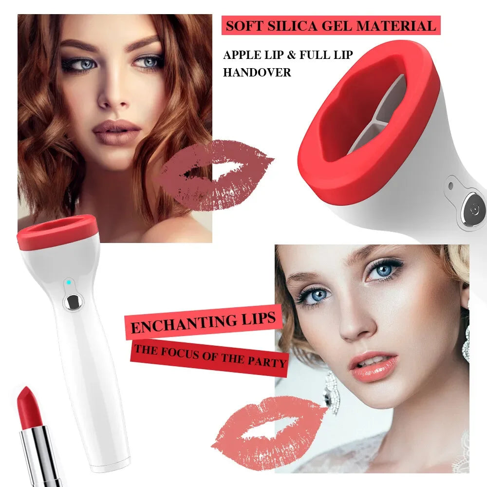 Electronic Silicone Lip Plumper Device