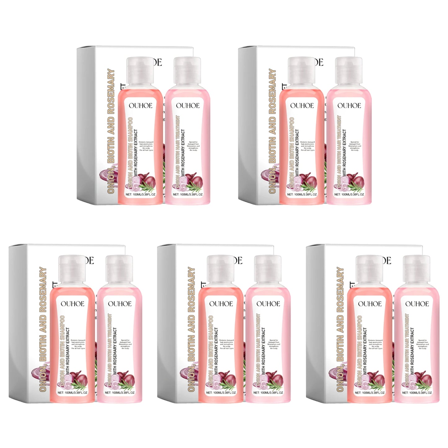 Biotin Rosemary Shampoo Care Set Shampoo Conditioner For All Hair Types Hair Shampoo Paraben Free Healthy Hair Care Gift