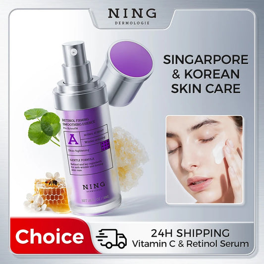 Retinol Serum for Face with 300PPM Retinol & Peptides – Firming & Wrinkle Treatment Serum for Smoothing & Hydrating