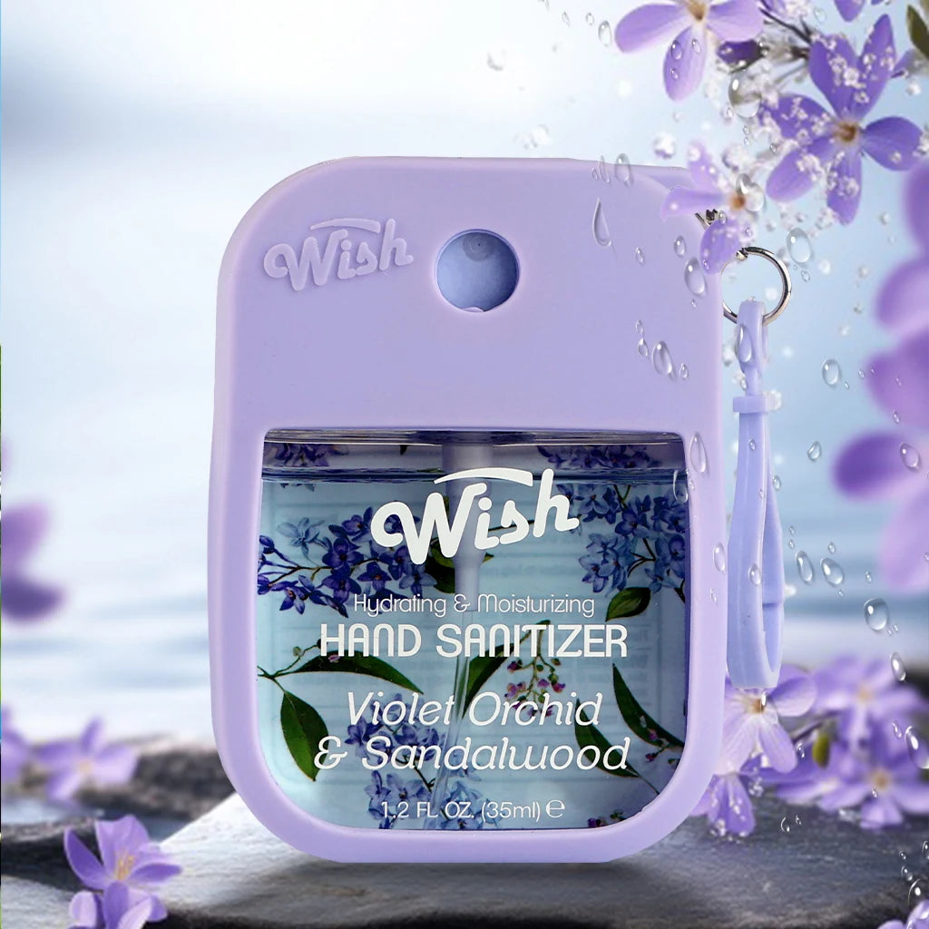 4 Power Spray Moisturizing Hand Sanitizer Spray, Containing Coconut, Watermelon, Sugar, Cucumber, Cherry Blossom And Other Flavo