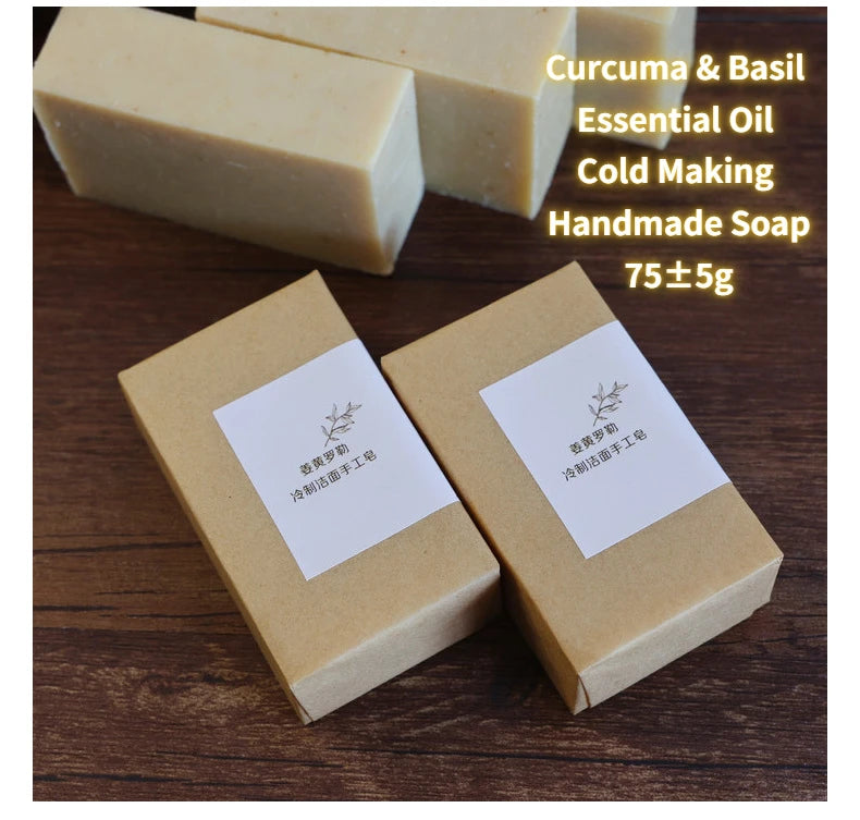 Handmade Gardenia Soap Rose Sea Salt Lemon Mint Jasmine Essential Oil Soap Low-temperature Cold Made Lavender 95g