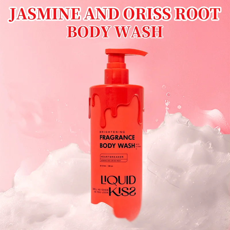 LIQUID KISS  Body Wash: Oat Extract, Vitamin C, & Hyaluronic Acid