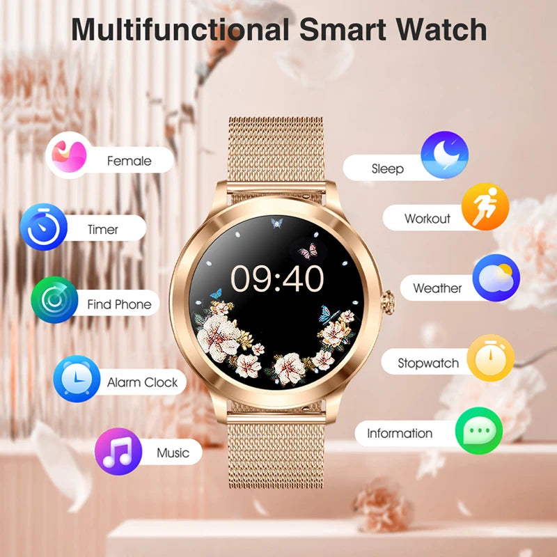 Smart Watch For Women - Advanced Fitness Tracker Features