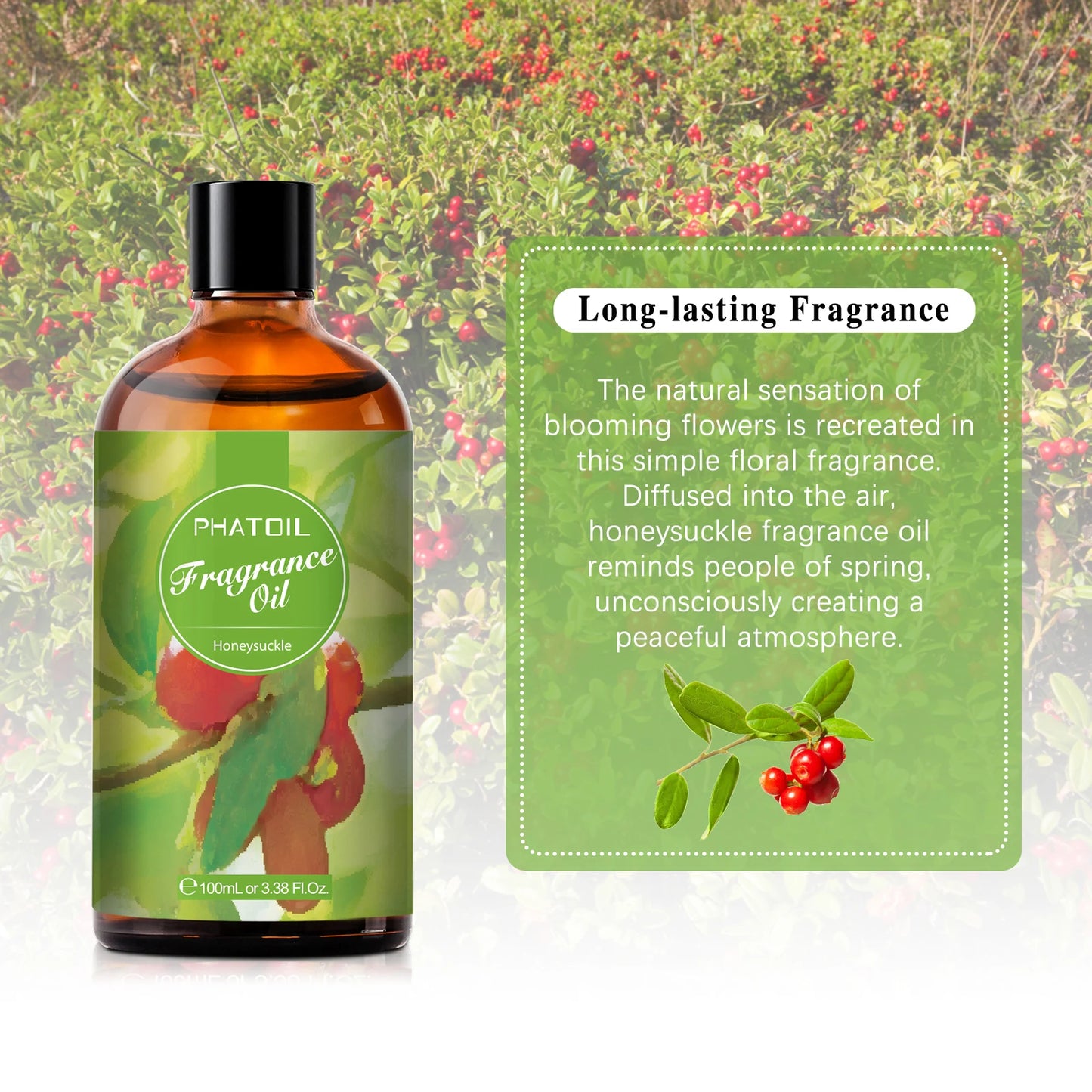 PHATOIL 100ml Fragrance Oil for Candle Soap Lip Balm