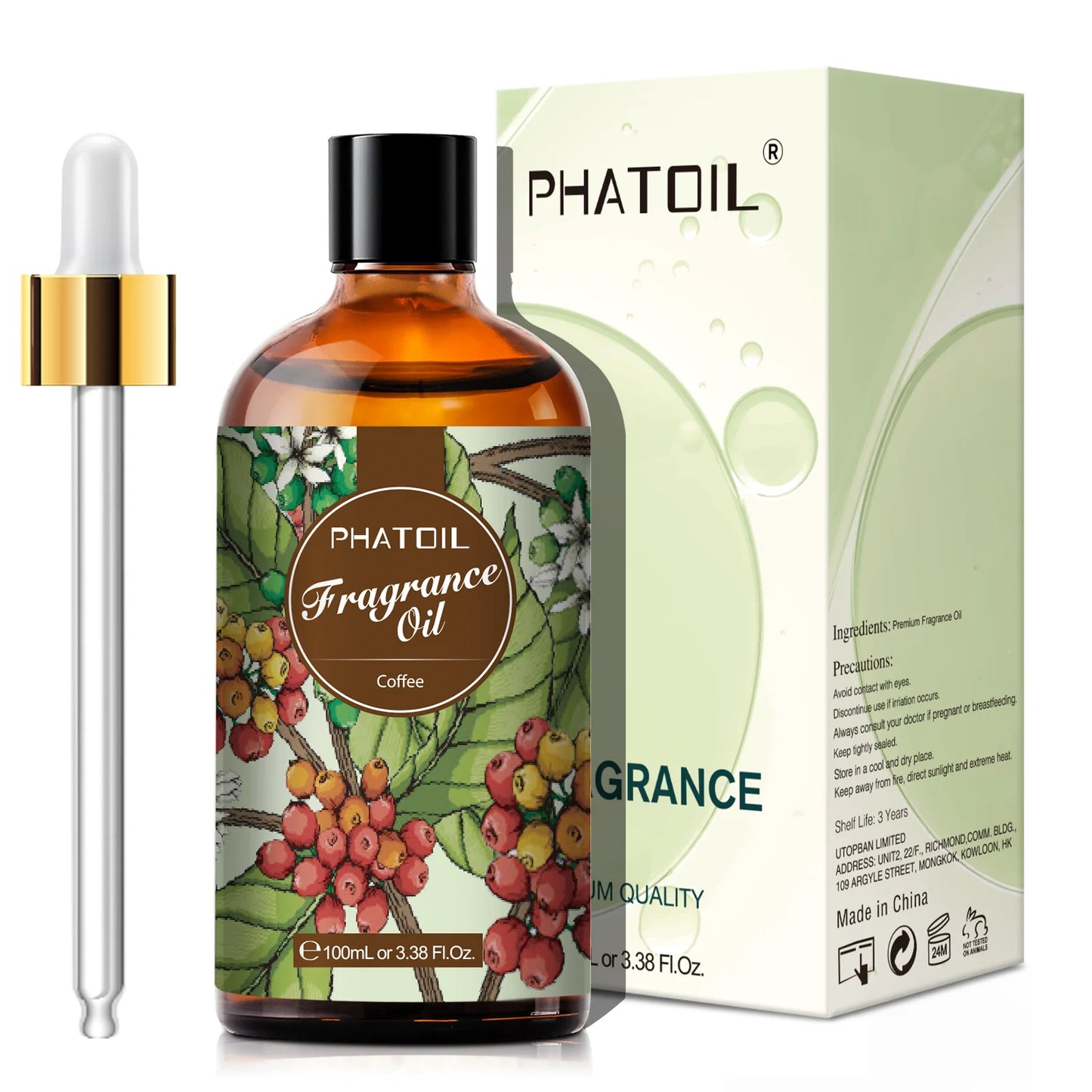 PHATOIL 100ml Fragrance Oil for Candle Soap Lip Balm