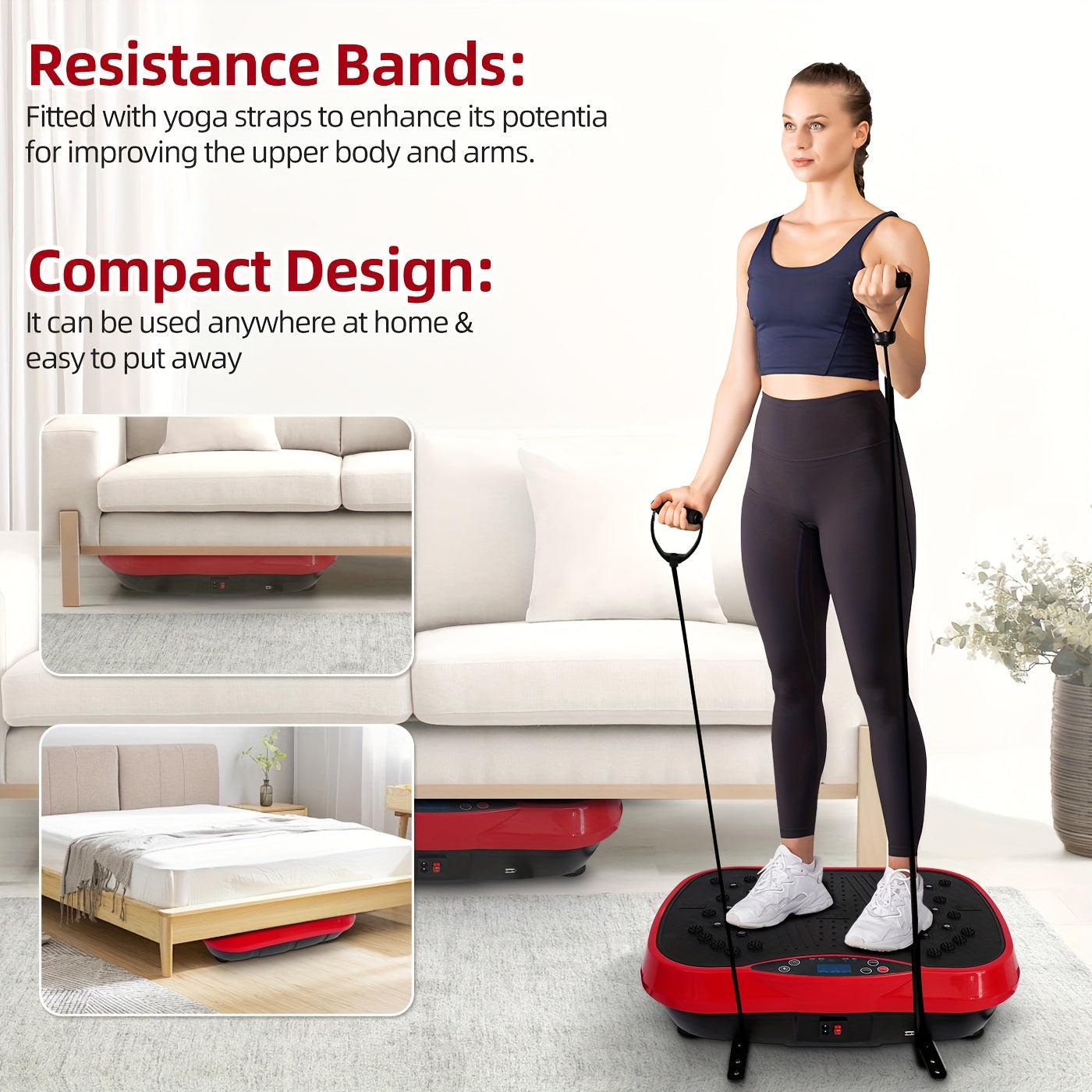 Vibration Plate Exercise Machine for Total Body Workout