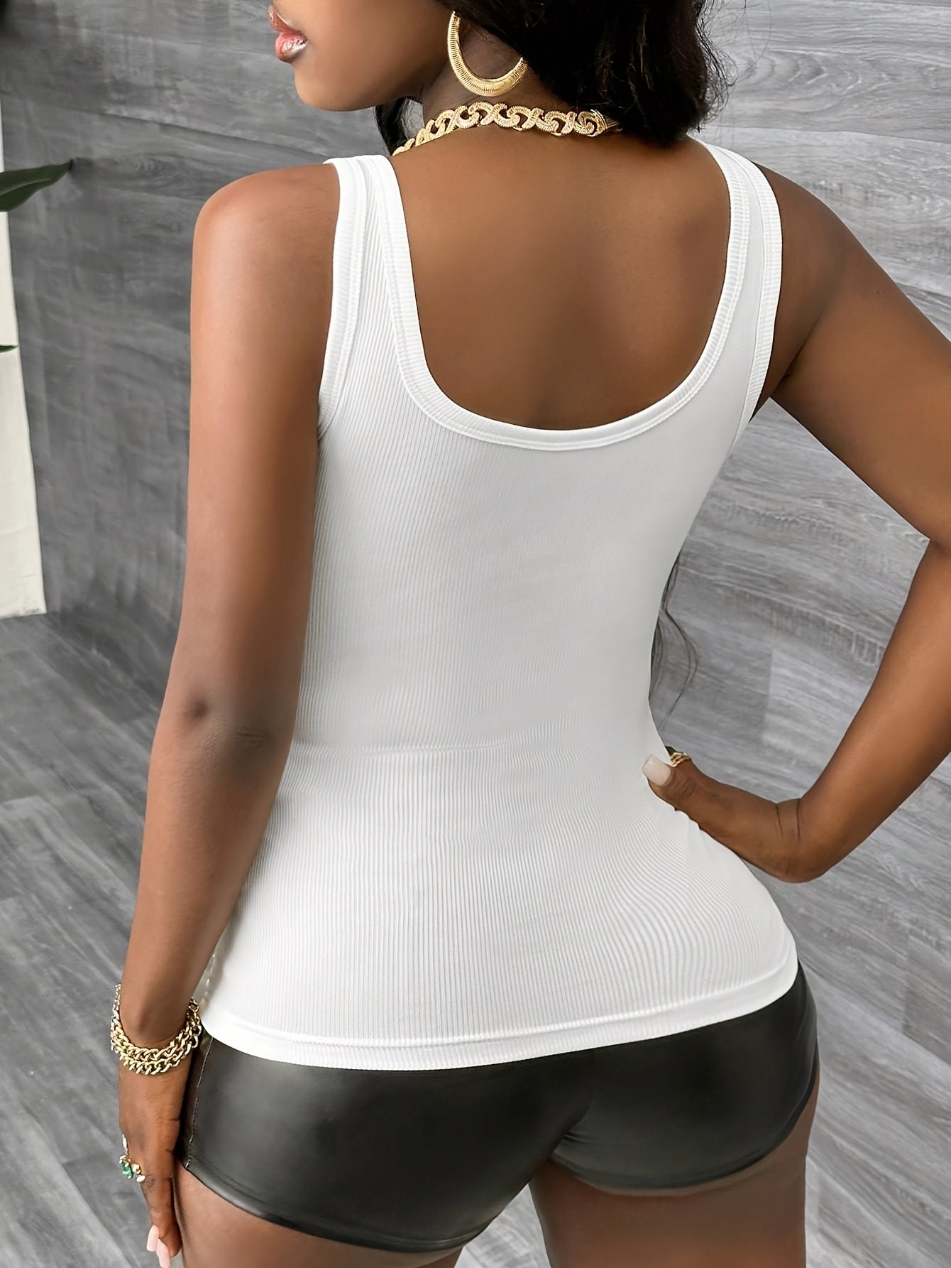 3pcs Women's Seamless Camisole Tank Tops with Adjustable Straps - Breathable Layering Basics for Spring, Summer & Fall, Solid Colors (Light Grey/White/Black) - Machine Washable Casual & Athletic Tops, Seasonal Versatile Wear,