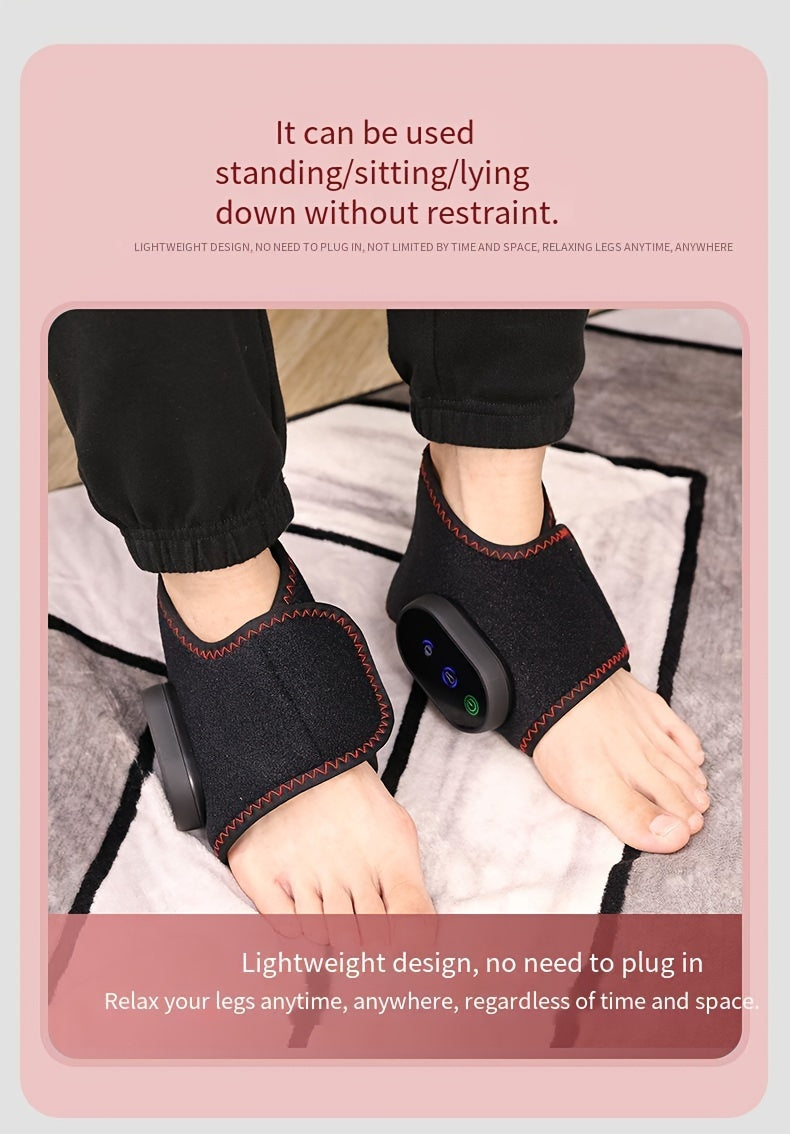 Rechargeable Ankle Massager, Easy To Operate, Convenient To Use, Intelligent Timing, Vibration Temperature Sensing, Giving Gifts To Long-term Friends And Elders