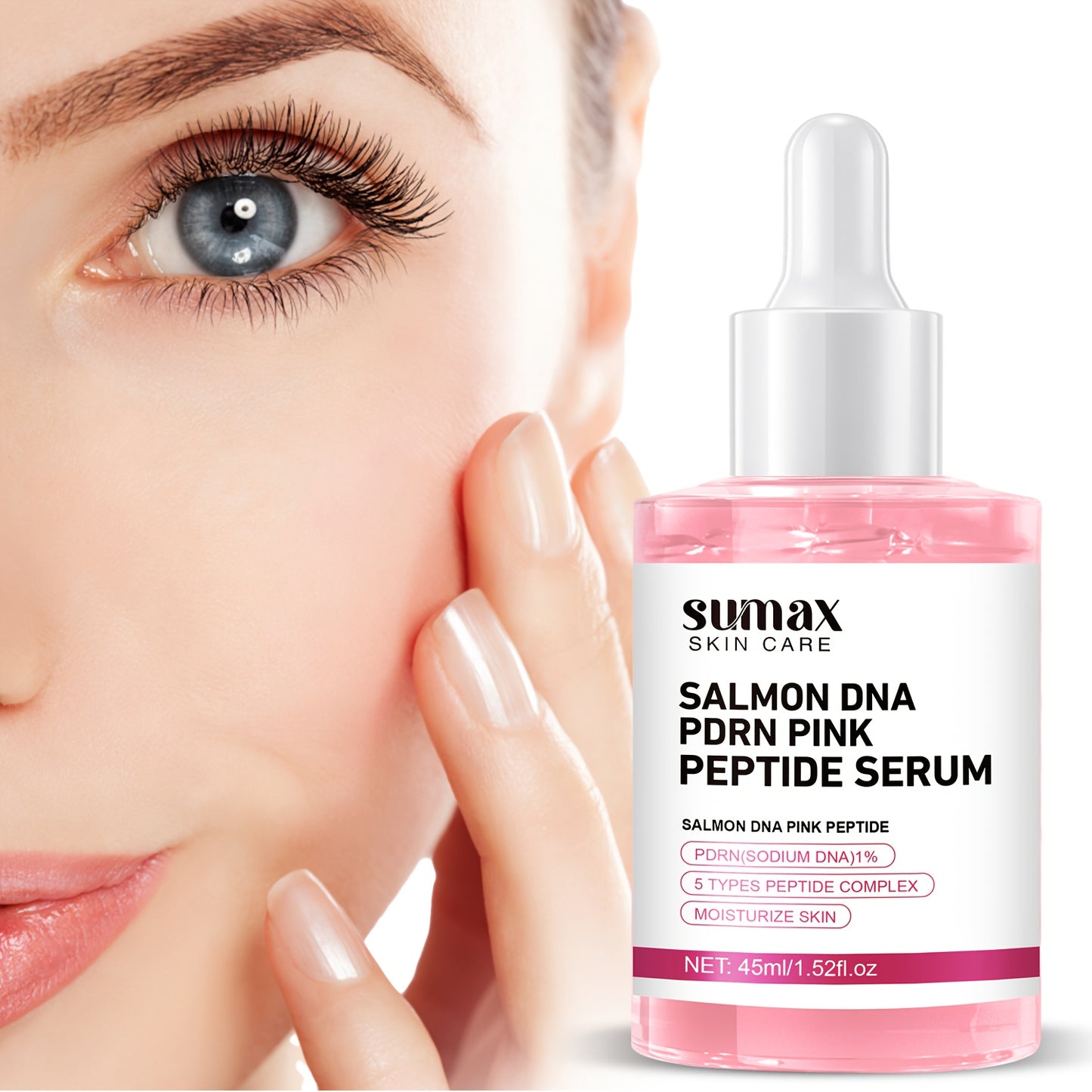 SUMAX Peptide Moisturizing Serum For Dry Skin Facial Care