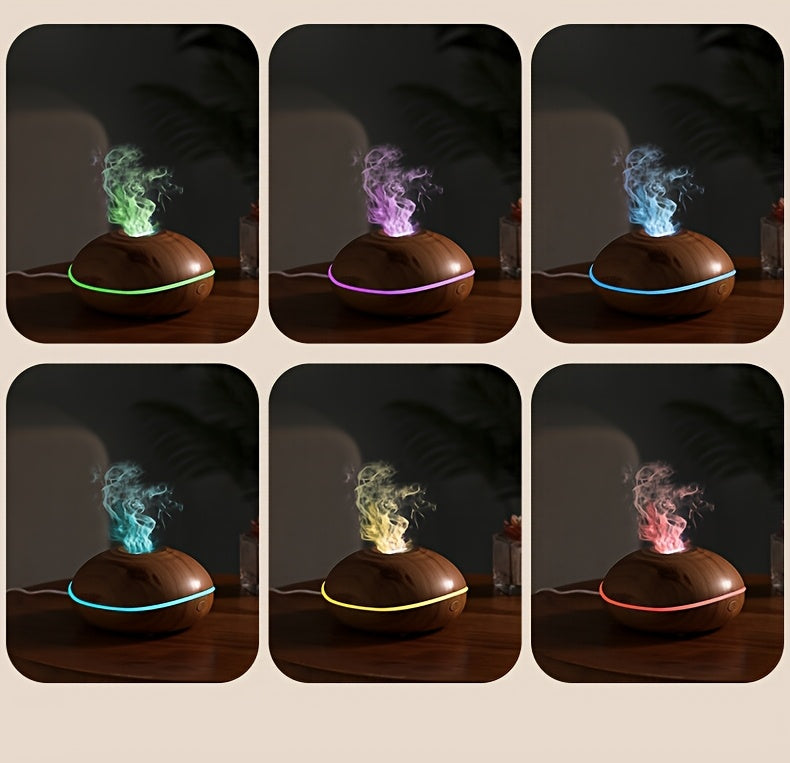 Aroma Humidifier with Colorful Lighting and Essential Oil Diffuser